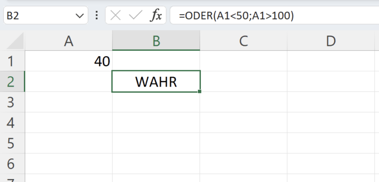 Excel ODER - Funktion schnell verstehen!